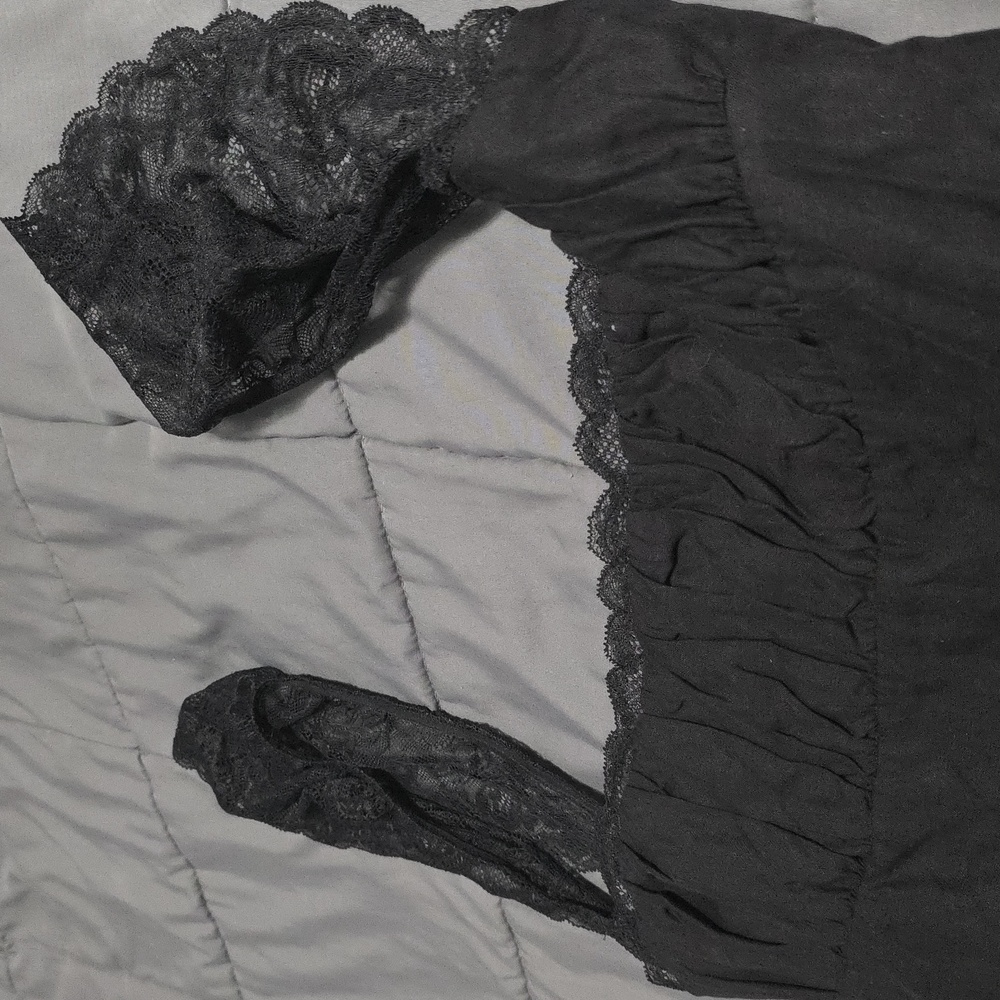 House of CB Black Lace Mini Dress - Picture 7 of 10